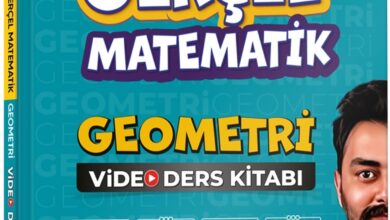 Gerçel Matematik DGS KPSS TYT ALES Geometri Video Ders Kitabı KR Akademi Yayınları