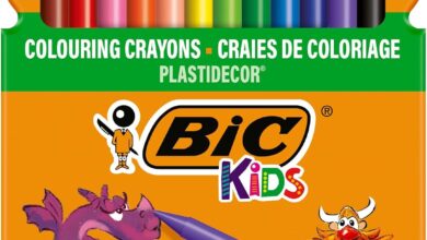 BIC Plastidecor Elleri Kirletmeyen Pastel Boya, 12'li Kutu, Elleri Boyamaz, 30 Aydan Büyük Çocuklar İçin İdeal
