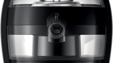 Philips Viva Collection Meyve Sıkacağı - Kompakt Tasarım, QuickClean Teknolojisi, Bardağa Doğrudan Servis, 500W Motor, 1.5L Kapasite, Damlatmaz, Kolay Temizlenir (HR1832/00)
