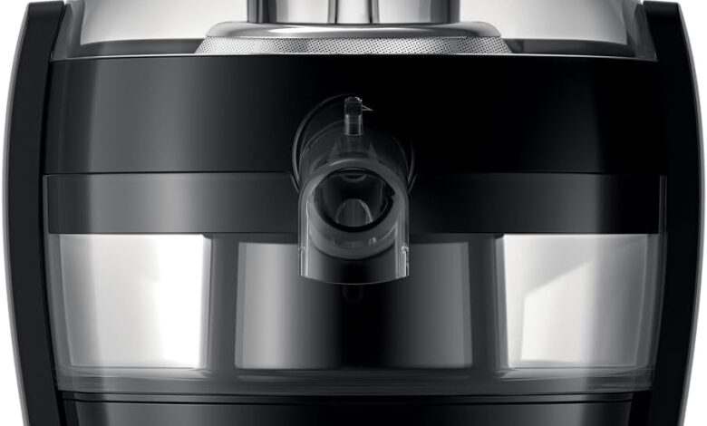 Philips Viva Collection Meyve Sıkacağı - Kompakt Tasarım, QuickClean Teknolojisi, Bardağa Doğrudan Servis, 500W Motor, 1.5L Kapasite, Damlatmaz, Kolay Temizlenir (HR1832/00)