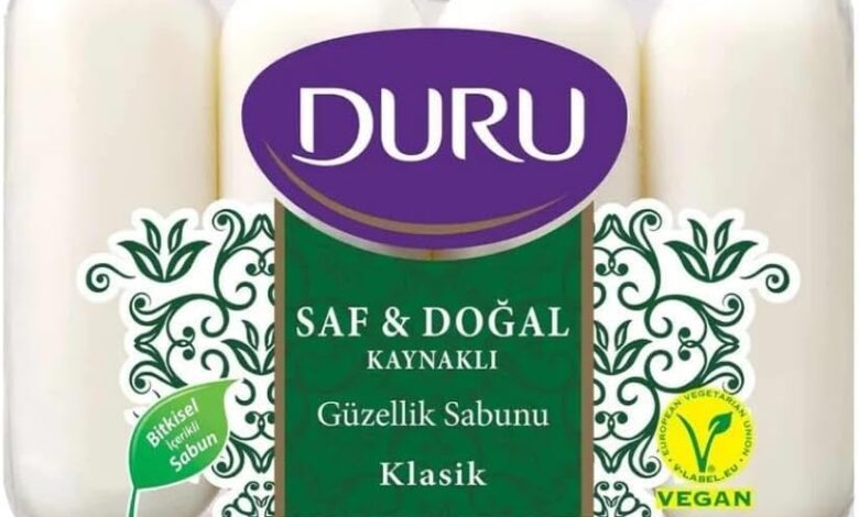 DURU Saf&Doğal Klasik Sabun, 70 Gramx4