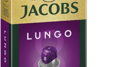 JACOBS - Lungo 8 Intenso - Yüksek Yoğunluk - Keskin ve Yoğun - Espresso Kapsülleri - 10 alüminyum kapsül