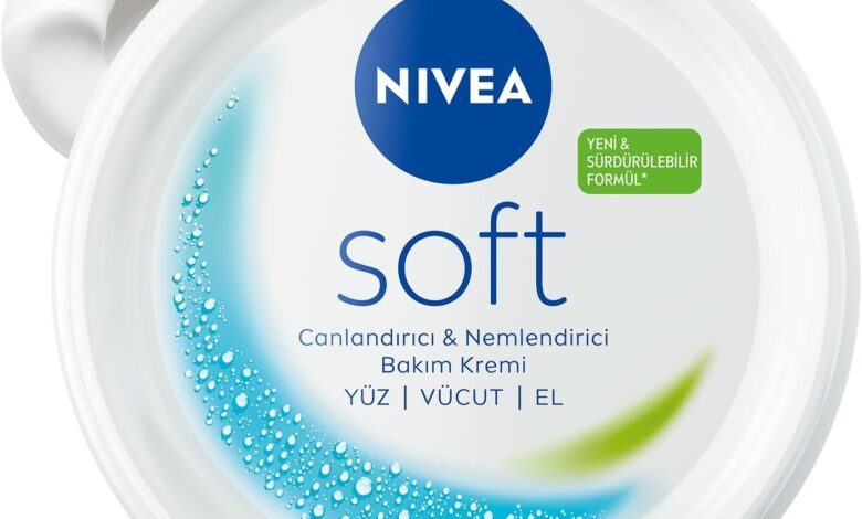 NIVEA Soft Nemlendirici Bakım Kremi 300 ml, 48 Saat Nemlendirme, Jojba Yağı,E Vitamini, Yüz,El,Vücut İçin,Paraben İçermez