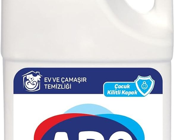 ABC DETERJAN Çamaşır Suyu Bembeyaz & Parlak 4 L