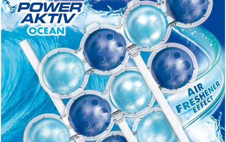 Bref Power Active Okyanus Kokulu 3'lü Klozet Bloğu 3 x 50 g