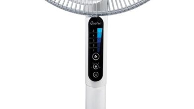 HONEYWELL Advanced QuietSet HSF600 Ayaklı Vantilatör, 5 HIz Ayarı, Zamanlayıcı Fonksiyonu, 70 Derece Salınım, Yükseklik, Uzaktan Kumandalı - Beyaz