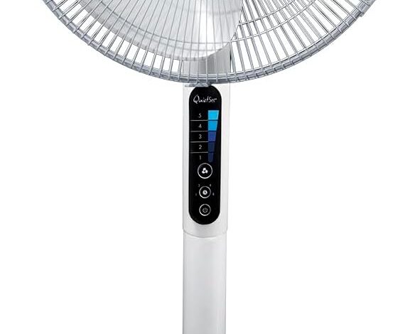 HONEYWELL Advanced QuietSet HSF600 Ayaklı Vantilatör, 5 HIz Ayarı, Zamanlayıcı Fonksiyonu, 70 Derece Salınım, Yükseklik, Uzaktan Kumandalı - Beyaz