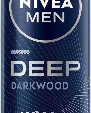 NIVEA MEN Erkek Sprey Deodorant Deep Darkwood 150ml, 72 Saat Anti-Perspirant Ter ve Ter Kokusuna Karşı Koruma, Maskülen Koku,Aktif Karbon