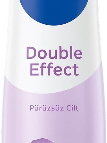 NIVEA Kadın Sprey Deodorant Double Effect 150ml, 72 Saat Anti-perspirant Koruma, Alkolsüz, Pürüzsüz Cilt, Doğal Avokado Özleri
