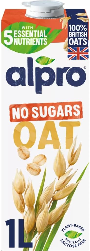 Alpro Şekersiz bitki bazlı laktızsuz Yulaf İçecek 1000 ml