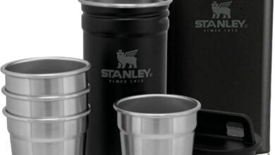 Stanley Klasik Çelik Shot Bardak ve Matara Seti