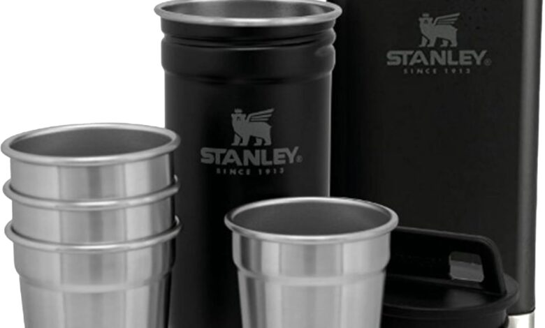 Stanley Klasik Çelik Shot Bardak ve Matara Seti