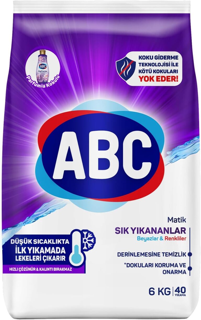 ABC DETERJAN Matik Sık Yıkayanlar 6 Kg