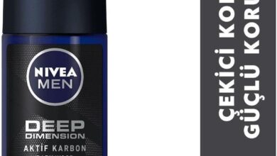 NIVEA MEN Erkek Roll on Deodorant Deep Dimension 50 ml,72 Saat Ter ve Ter Kokusuna Karşı Koruma,Maskülen Ferah Koku,Aktif Karbon,Yapışkan His Bırakmaz