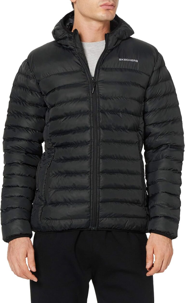 Skechers M Essential Hooded Jacket Erkek Dark Grey Mont