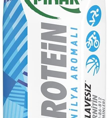 Pınar Vanilya Aromalı Proteinli Süt 500 ml 26g Protein, Şeker İlavesiz