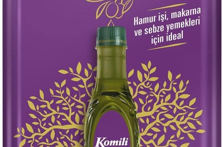 Komili Ege Sızması Natürel Sızma Zeytinyağı, Teneke, 5 Lt