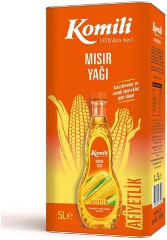 Komili Mısır Yağı 5 Lt Teneke