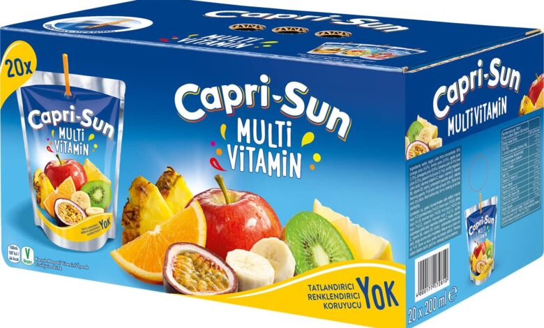 Capri-Sun Multi Vitamin Karışık Meyveli (200 ml x 20 Adet)