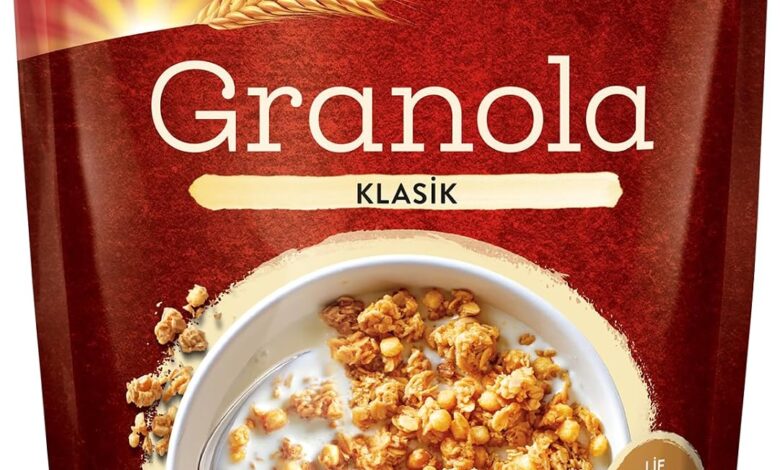 Kellogg's Granola Klasik 340 gr, Yulaf içerir,Lif Kaynağı,Antioksidan içerir,Tahıl Gevreği,Kahvaltılık Müsli,Atıştırmalık