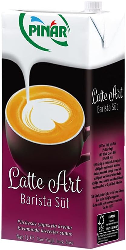 Pınar Latte Art Tam Yağlı Barista Süt 1 L