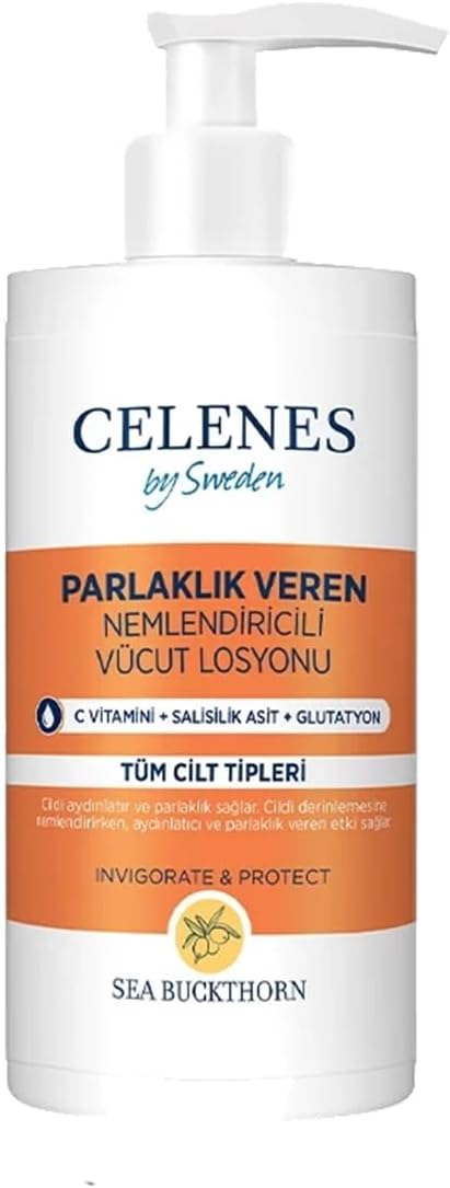 Celenes Sea Buckthorn Vücut Losyonu Tüm Cilt Tipleri (200 ml)