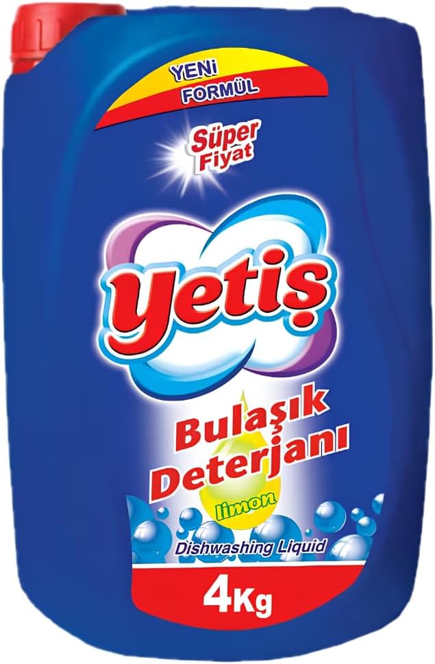 Yetiş Sıvı Bulaşık Deterjanı Limonlu 4000 gr