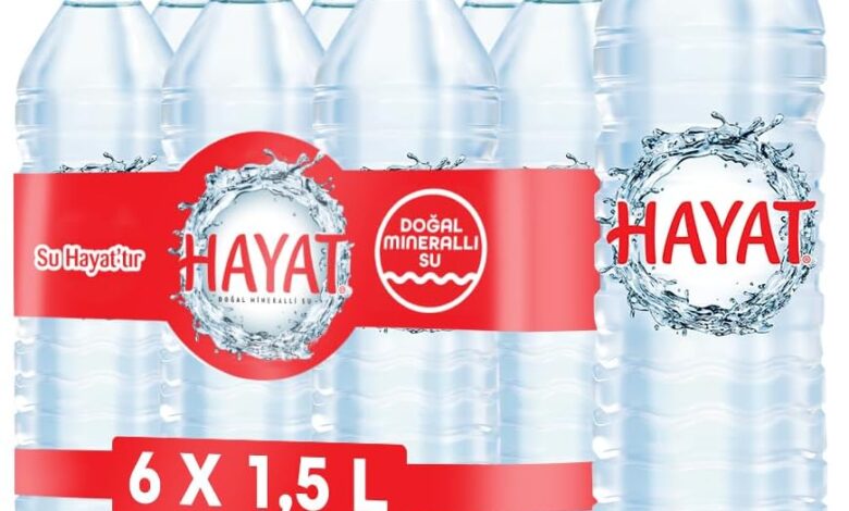 Hayat Doğal Mineralli Su 6x1,5 L