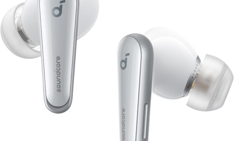Soundcore by Anker Liberty 4 TWS Bluetooth 5.3 Kulaklık, Hibrit Aktif Gürültü Önleme, A3953, Bulut Beyazı