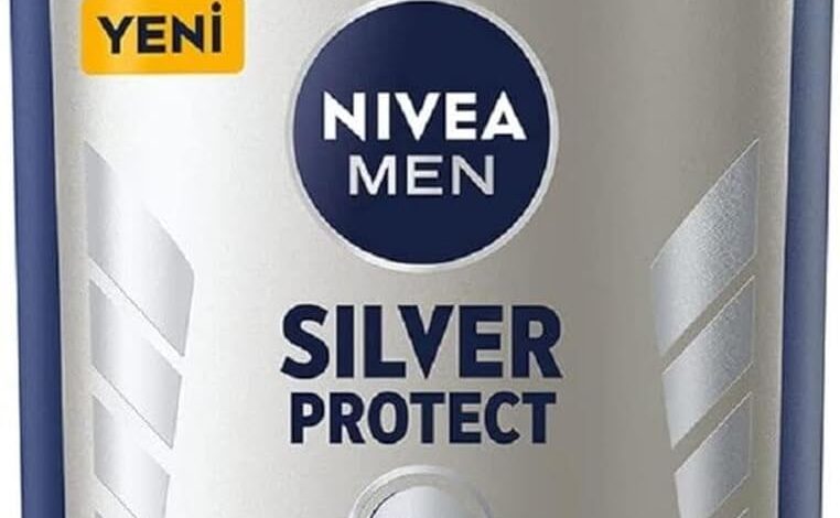 NIVEA MEN Erkek Stick Deodorant Silver Protect 50 ml, Ter ve Ter Kokusna Karşı 72 Saat Anti-perspira