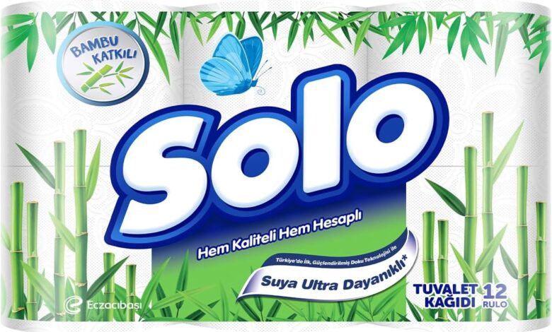 Solo Tuvalet Kağıdı Bambu Katkılı 12'li