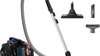 Philips Marathon Daily Torbasiz Elektrikli Süpürge, 750W, PowerCyclone 8, Alerji Kilit Sistemi, Allergy H13 Filtre, CarpetClean Başlık, XB7150/07