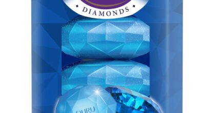DURU Diamonds Mystic Blue Sabun, 90Gramx4