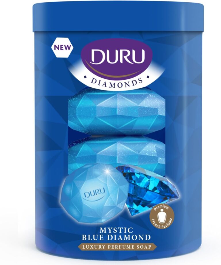 DURU Diamonds Mystic Blue Sabun, 90Gramx4