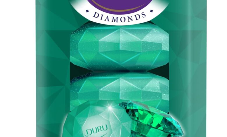 DURU Diamonds Exotic Green Sabun 90Gramx4