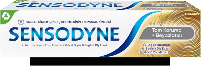 Sensodyne Tam Koruma ve Beyazlatıcı Diş Macunu 50 ml