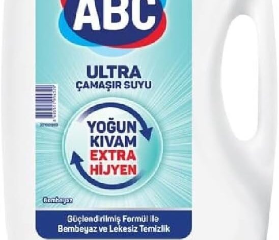 ABC DETERJAN Ultra Çamaşır Suyu Bembeyaz 3,25 L
