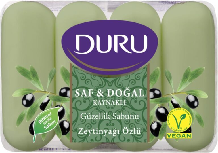 Duru Saf&Dogal Zeytinyağlı Sabun, 70 Gramx4