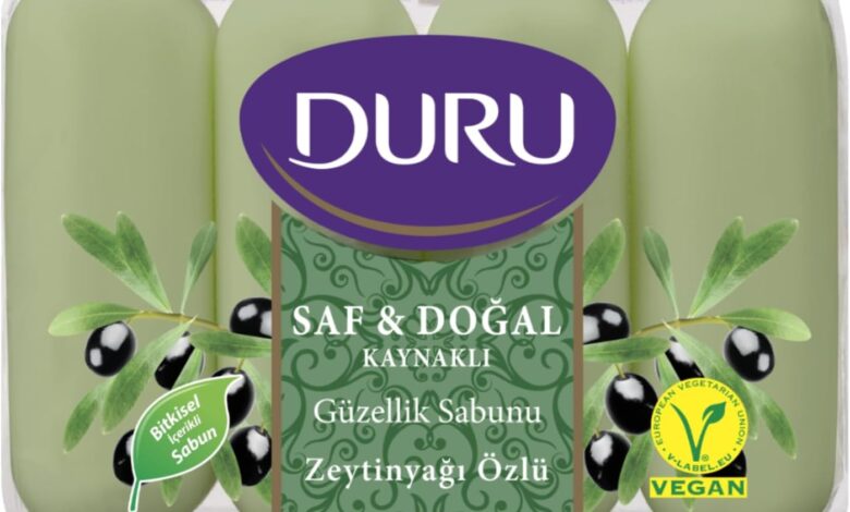 Duru Saf&Dogal Zeytinyağlı Sabun, 70 Gramx4