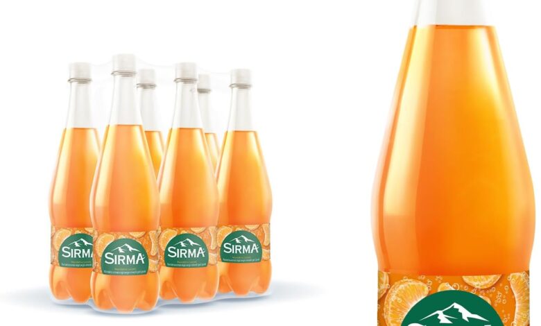 Sırma C Vitaminli Mandalina Aromalı Doğal Maden Suyu 6x1 L