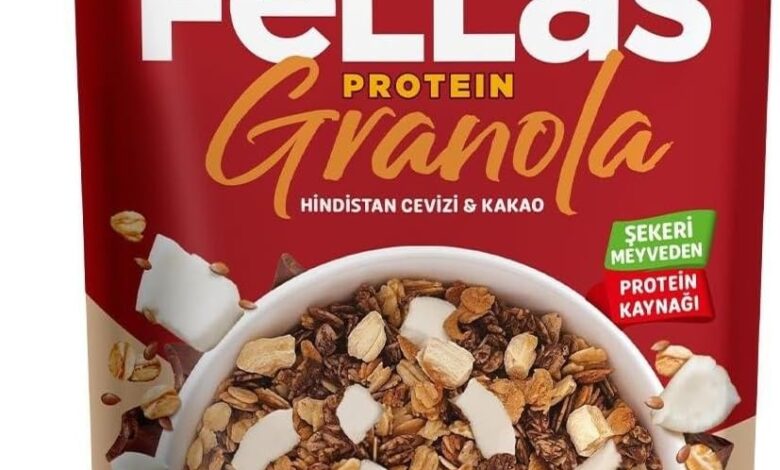 Fellas Protein Granola Hindistan Cevizi ve Kakao 270 gr