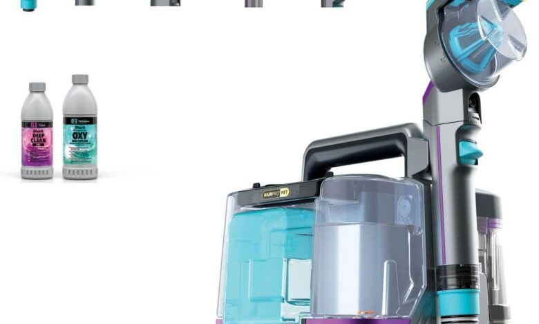 Shark StainStriker HairPro - Pet Başlıklı, Koltuk Yıkama ve Leke Çıkarma Makinesi PX250EUT