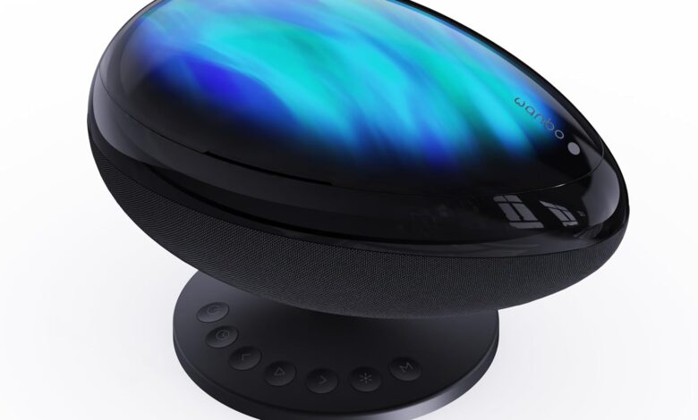 Wanbo Eva Galaksi Projeksiyon Gece Lambası 4 Farklı Gökyüzü Modu Bluetooth Hoparlör