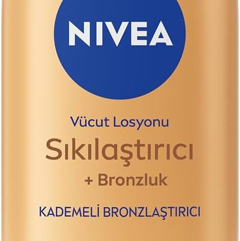 NIVEA Q10 Sıkılaştırıcı Ve Bronzlaştırıcı Vücut Losyonu 250ml, Kademeli Doğal Bronzluk, 7 Günde Sıkı Cilt, Açık ve Buğday Tenli Ciltler