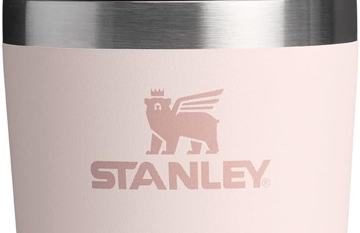 STANLEY Café-to-Go Termos Bardak 0.23 Litre - Pembe Kuvars (Rose Quartz) | Paslanmaz Çelik