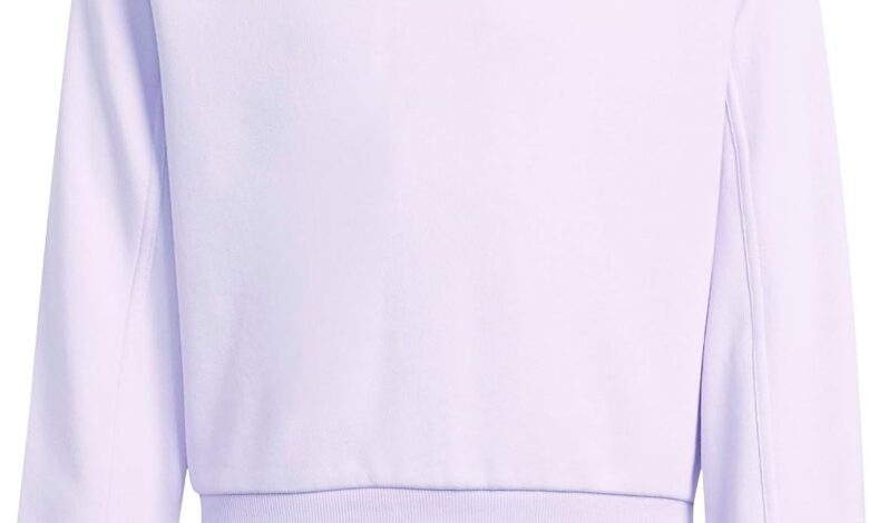 adidas Junior Girl Holiday Glam Cropped Sweatshirt