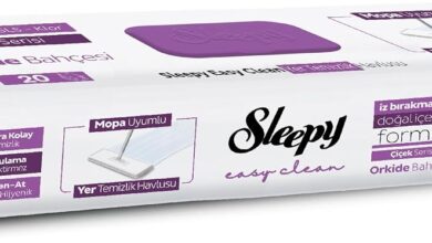 Sleepy Easy Clean Orkide Bahçesi Mopa Uyumlu Yer Temizlik Havlusu&Mendili 20 Yaprak