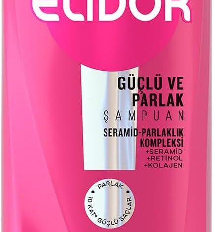 Elidor Saç Bakım Şampuanı, Güçlü ve Parlak, 650 ml