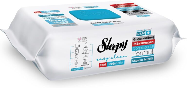 Sleepy Ocean Yüzey Temizlik Havlusu Mendili Okyanus Tazeliği 100 Yaprak