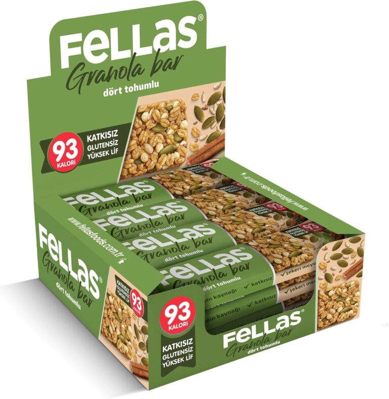 Fellas Granola Bar Dört Tohumlu, 23 Gram, 12 Adet